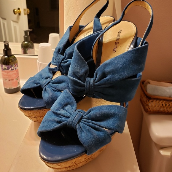 ALEXANDRE BIRMAN Suede Platform Slingback Sandals - Picture 7 of 7
